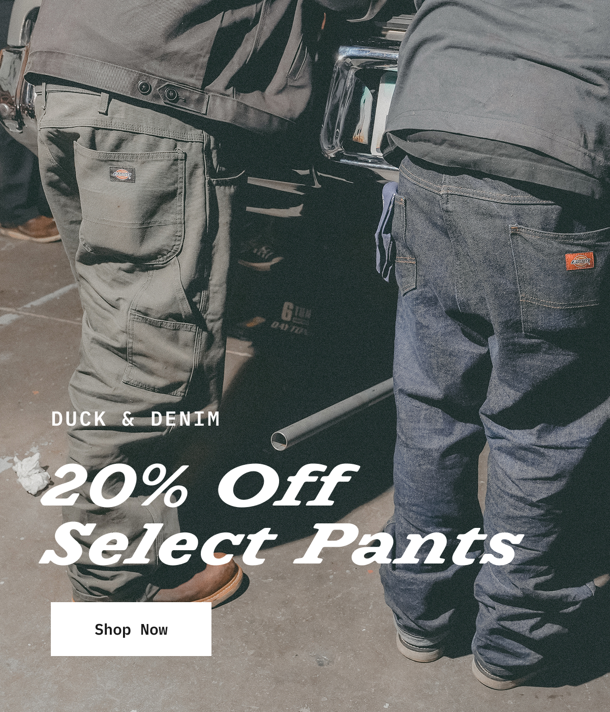 Duck & Denim. 20% Off Select Pants. Shop Now.