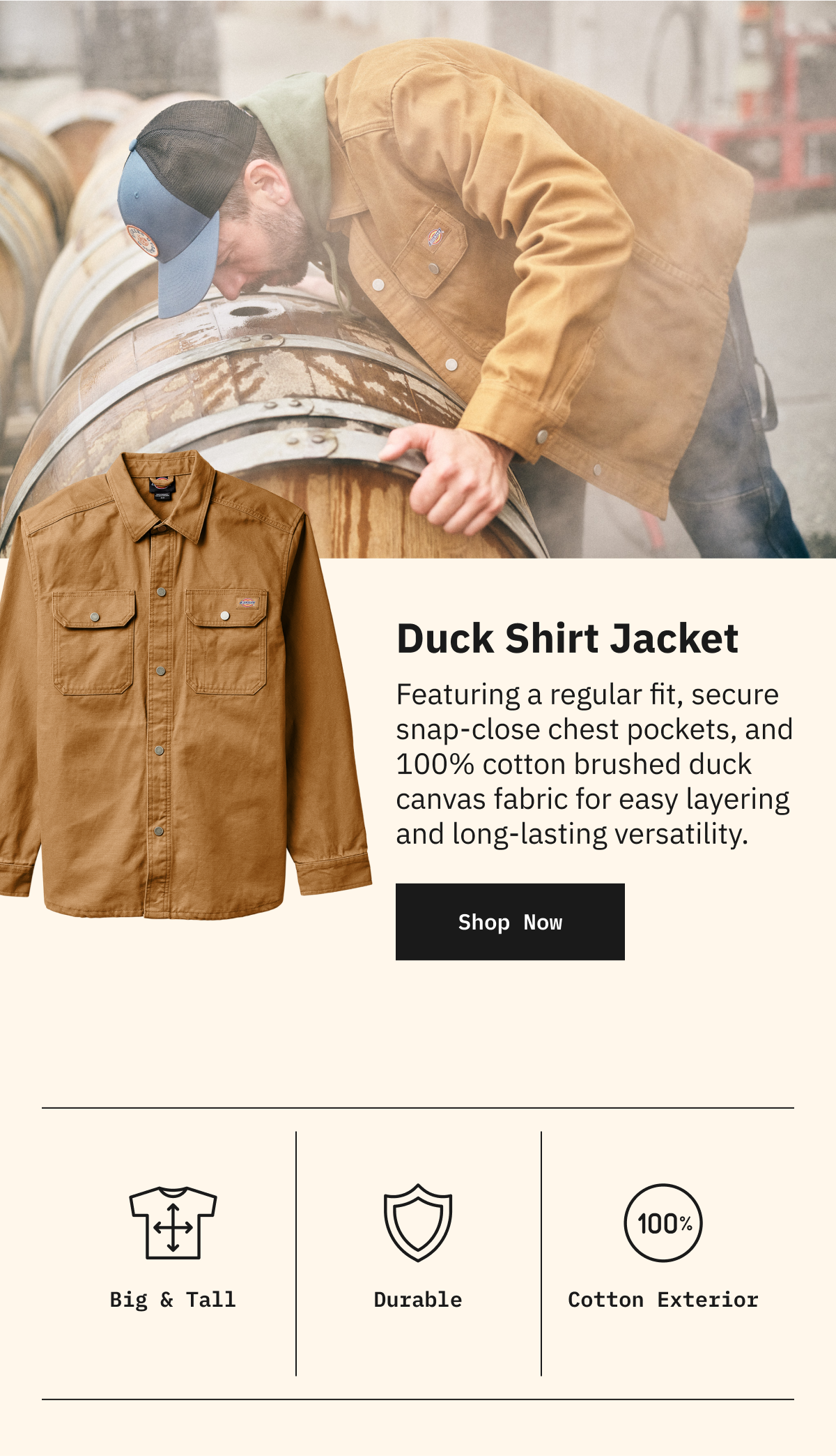 Duck Shirt Jacket. Shop Now.