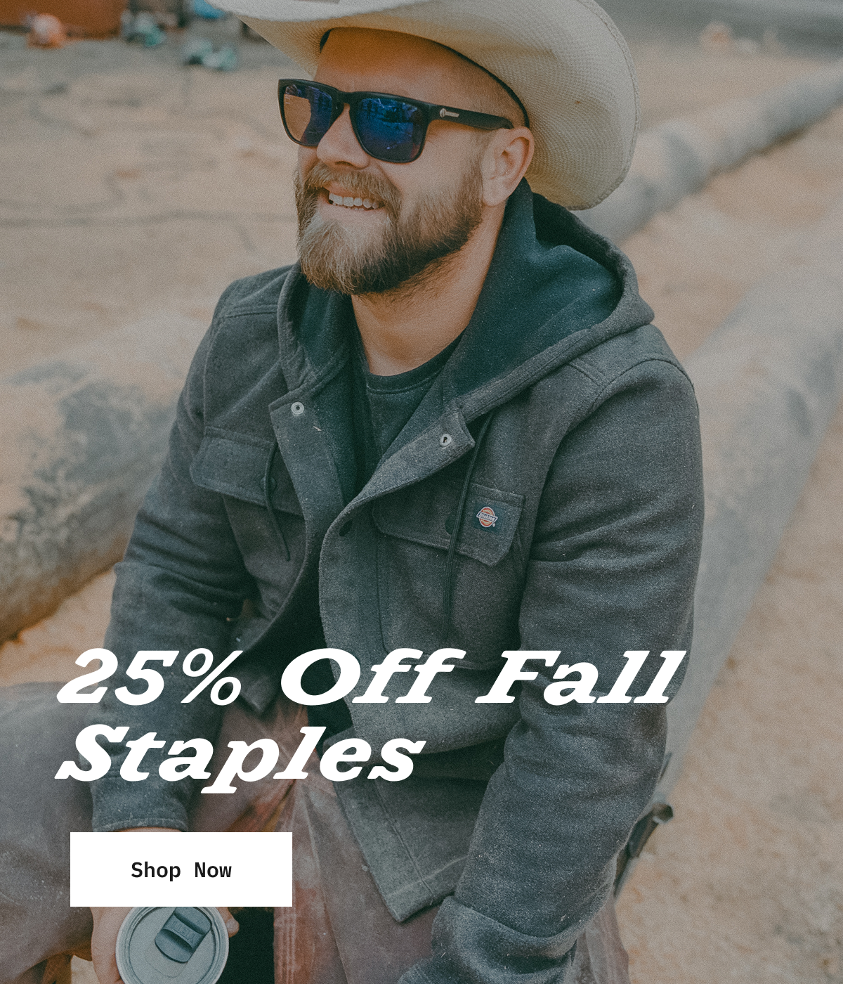 25% Off Fall Staples. Shop Now.