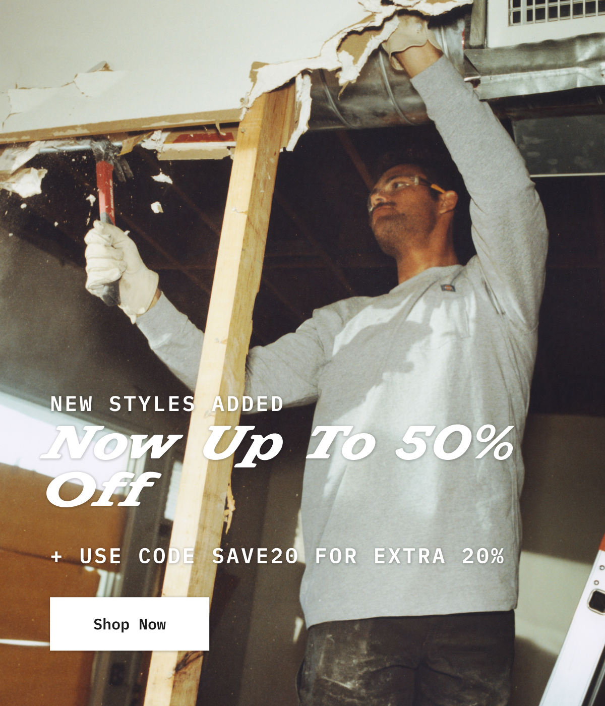 NEW STYLES ADDED. Now up to 50% off + extra 20% with code. Shop Now.