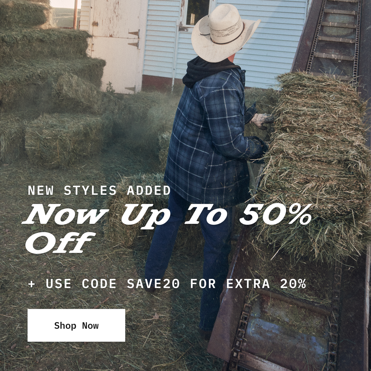 END OF SEASON SALE. Up to 40% off + use code SAVE20 for extra 20% . Shop Now.