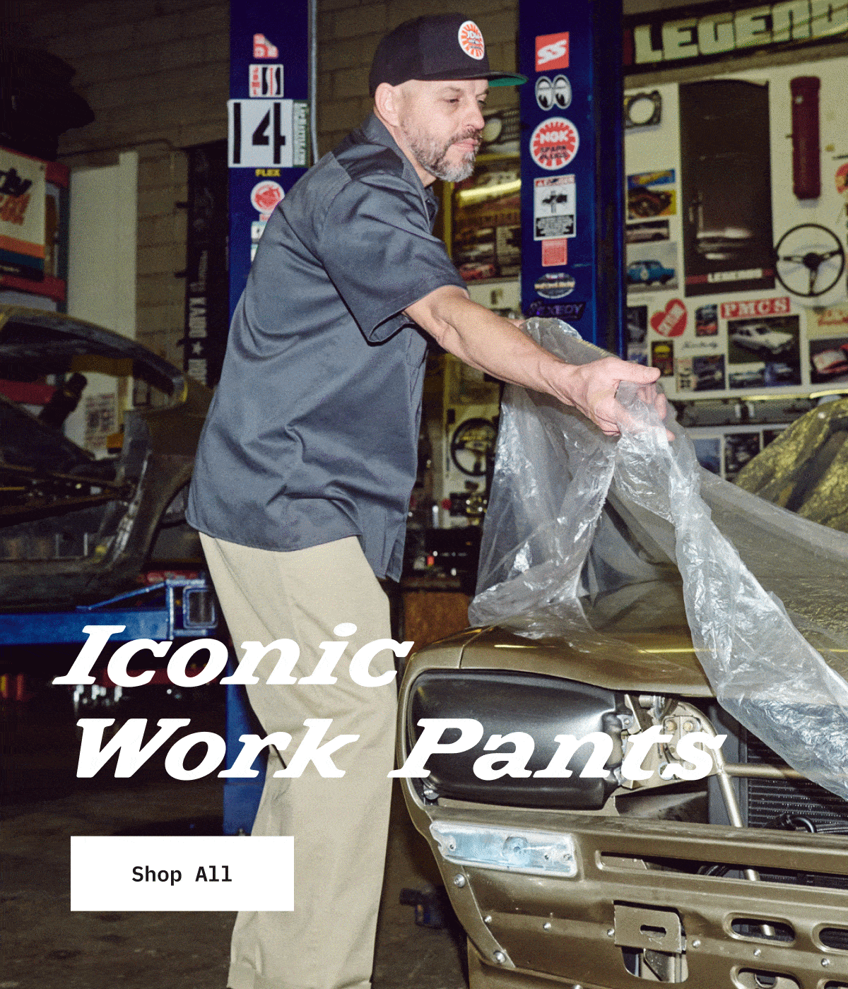 Iconic Work Pants. Shop Now.