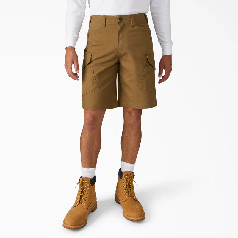 Tradebuilt Duck Canvas Cargo Shorts