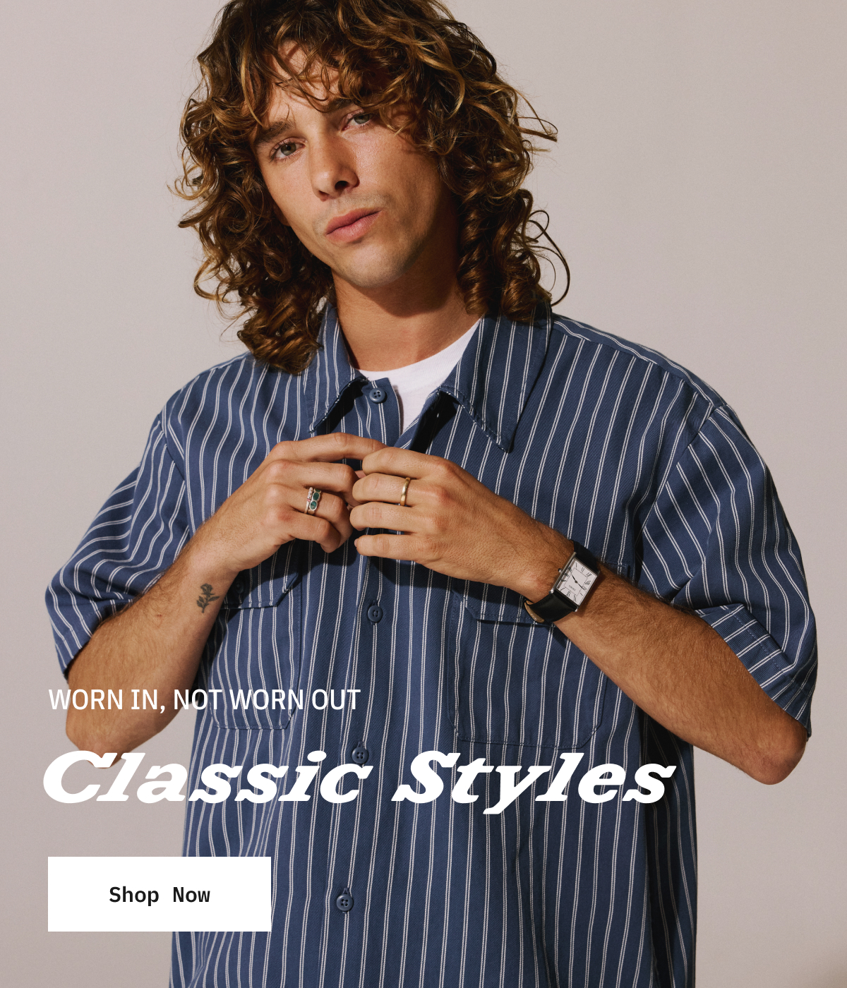The Worn In Collection brings a lived-in feel to classic to workwear.Easy to throw on. Easy to live in. Tough enough for whatever’s ahead. Shop Now.