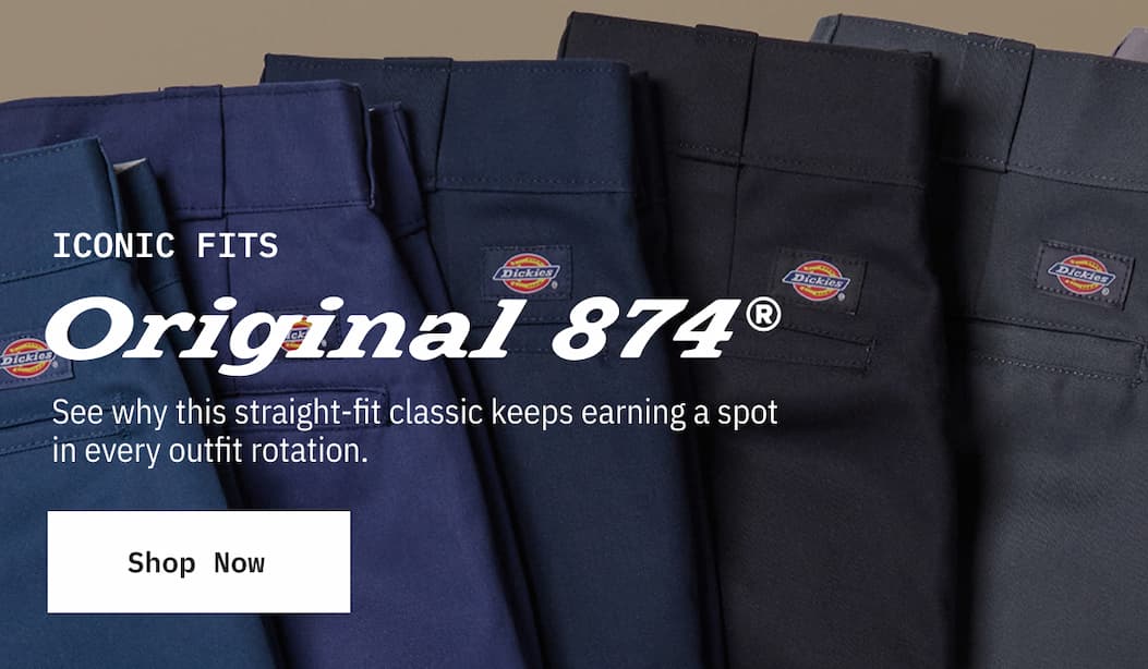 Limited Time Offer. 30% off the Original 874 Work Pants. Use Code 874SAVE30