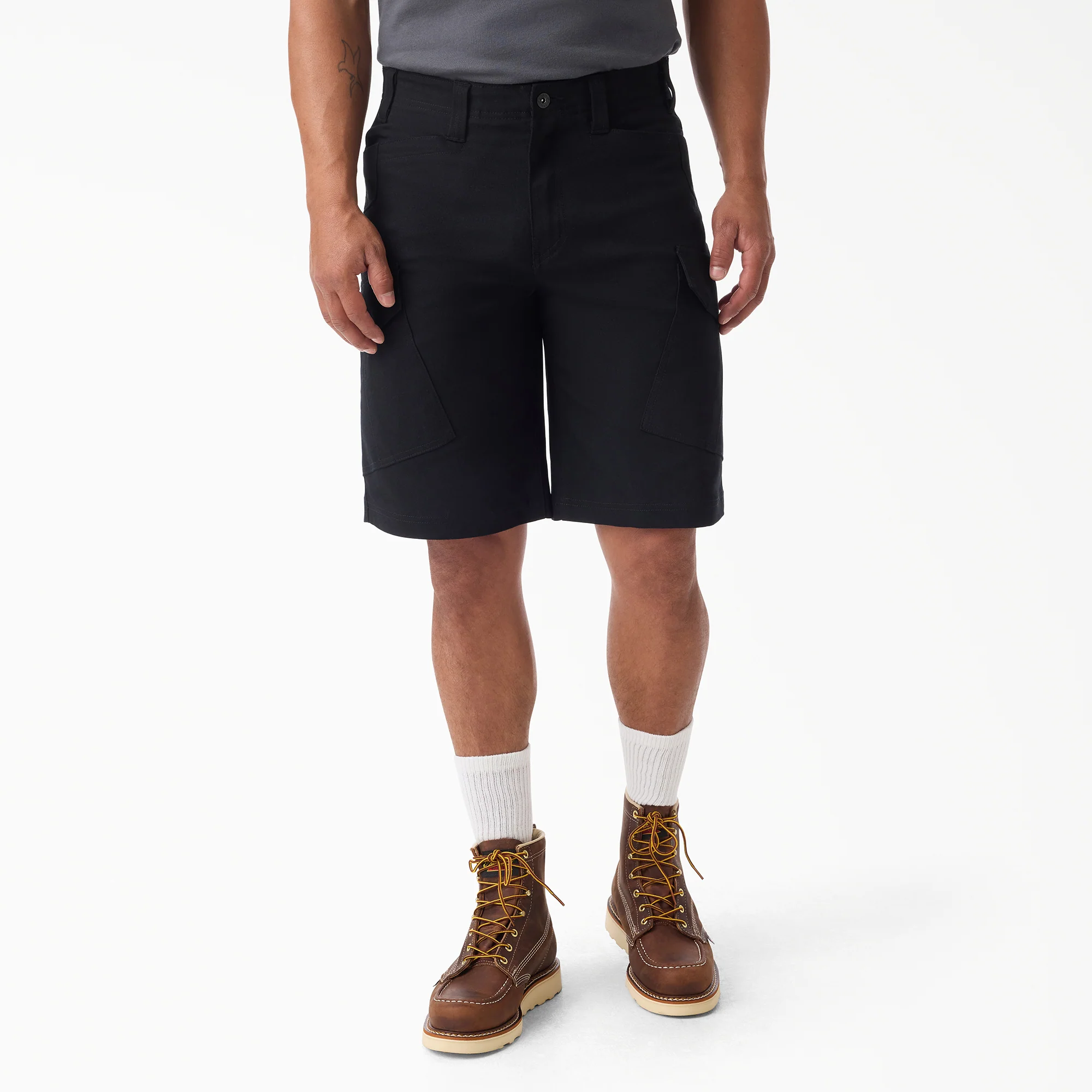 Image of Tradebuilt Duck Canvas Cargo Shorts, 11"