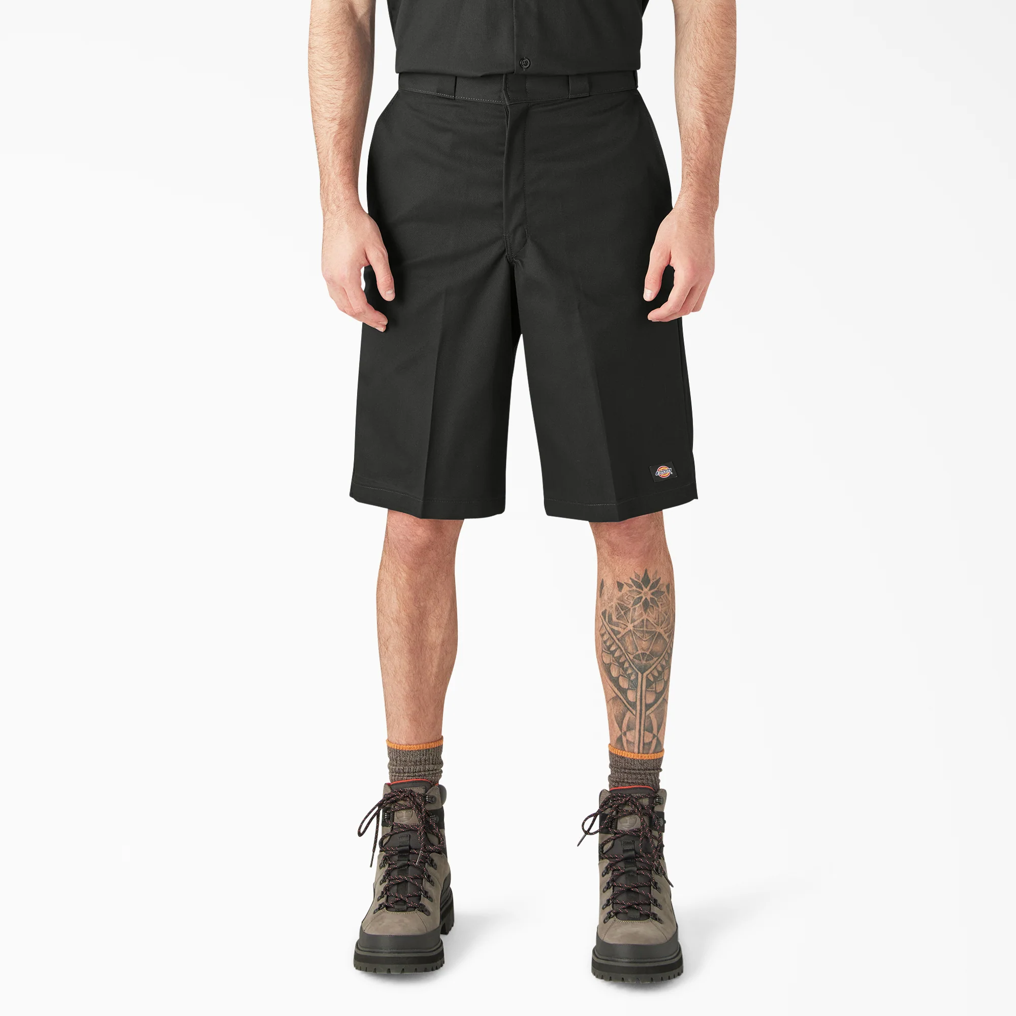 Image of Loose Fit Flat Front Work Shorts, 13