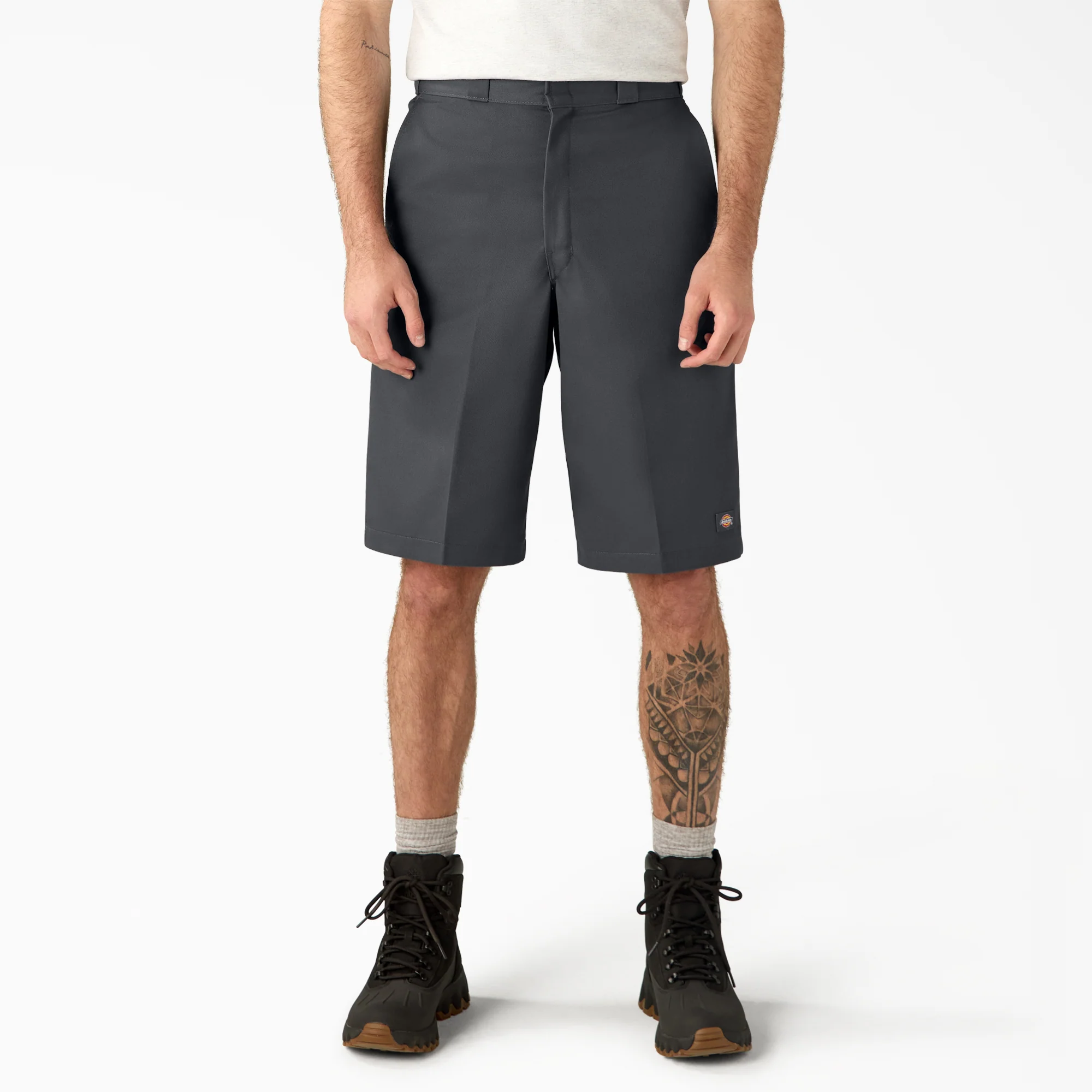 Image of Loose Fit Flat Front Work Shorts, 13
