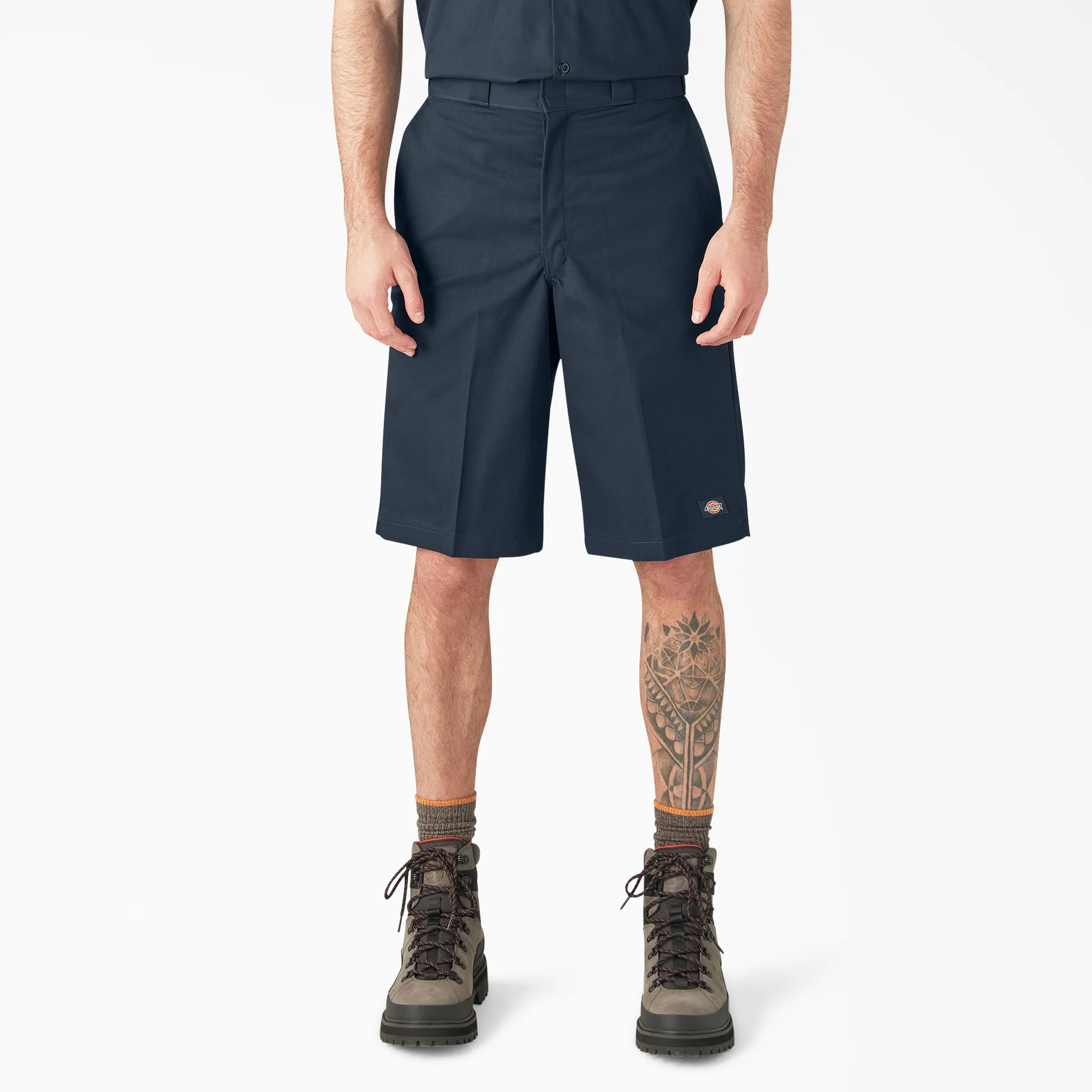 Image of Loose Fit Flat Front Work Shorts