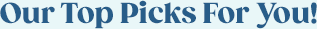 Our Top Picks For You!