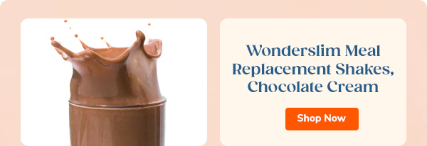 Wonderslim Meal Replacement Shakes, Chocolate Cream Shop Now >>