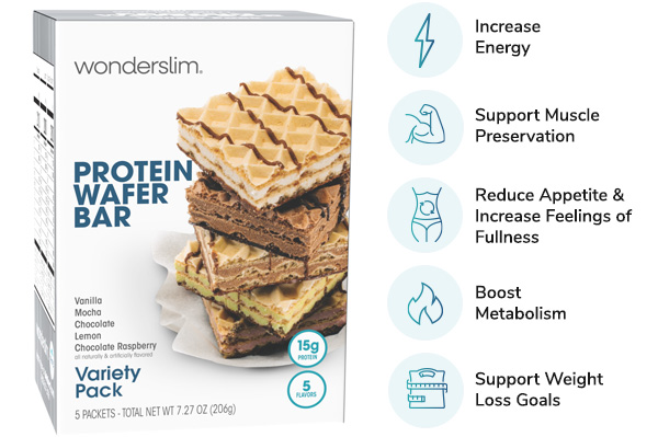 "- Increase energy - Support muscle preservation - Reduce appetite & increase feelings of fullness - Boost metabolism - Support weight loss goals"