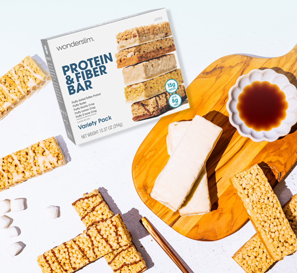 Wonderslim Protein & Fiber Bar, Variety Pack