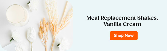 Meal Replacement Shakes, Vanilla Cream Shop Now >>