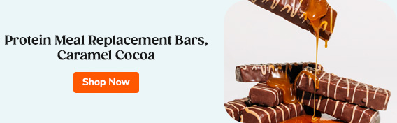 Protein Meal Replacement Bars, Caramel Cocoa Shop Now >>