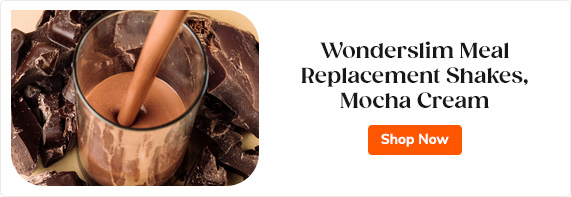 Wonderslim Meal Replacement Shakes, Mocha Cream Shop Now >>