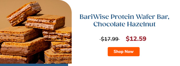 BariWise Protein Wafer Bar, Chocolate Hazelnut | $12.59