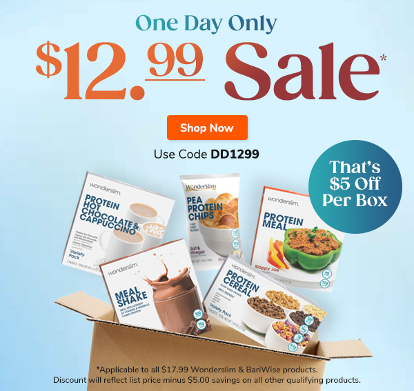One Day Only $12.99 Sale. Shop Now >> Use code DD1299. That's $5 Off Per Box