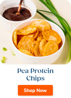 Pea Protein Chips Shop Now >>