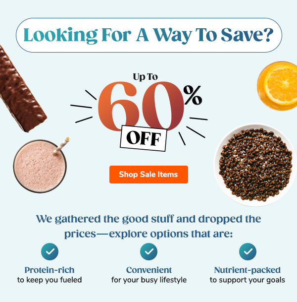 Looking for a Way To Save Up To 60% off? Shop Sale Items