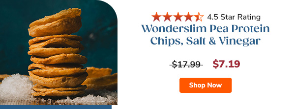 Wonderslim Pea Protein Chips, Salt & Vinegar | $7.19