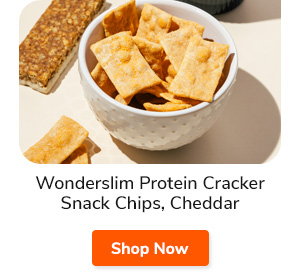 Wonderslim Protein Cracker Snack Chips, Cheddar