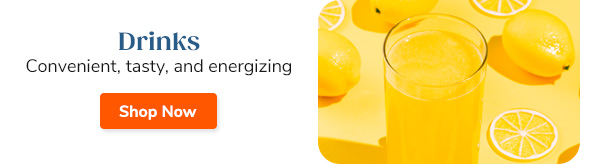 Drinks: Convenient, tasty, and energizing
