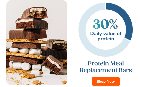 Protein Meal Replacement Bars | 30% Daily value of protein