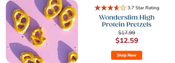 Wonderslim High Protein Pretzels | $12.59