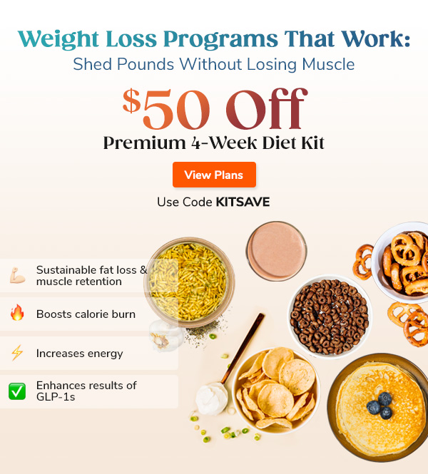Weight Loss Programs That Work: $50 Off Premium 4-Week Diet Kit