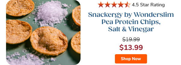 Snackergy by Wonderslim Pea Protein Chips, Salt & Vinegar | $13.99