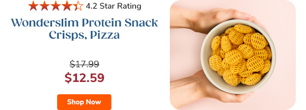 Wonderslim Protein Snack Crisps, Pizza | $12.59