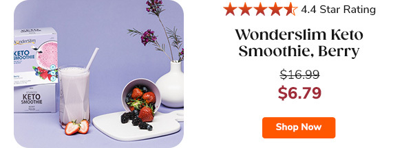 Wonderslim Keto Smoothie, Berry | $6.79