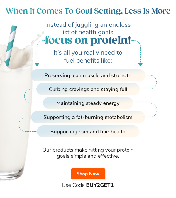 Our products make hitting your protein goals simple and effective. Shop Now Use Code BUY2GET1