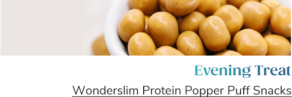 Evening Treat Wonderslim Protein Popper Puff Snacks