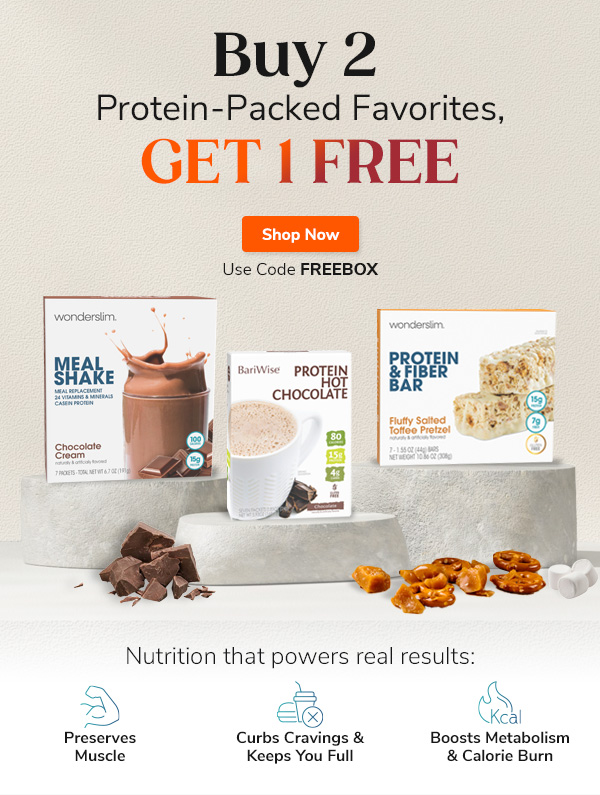 Buy 2 Protein-Packed Favorites, Get 1 Free Shop Now Use Code FREEBOX