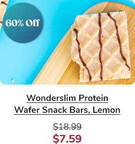 Wonderslim Protein Wafer Snack Bars, Lemon | $7.59