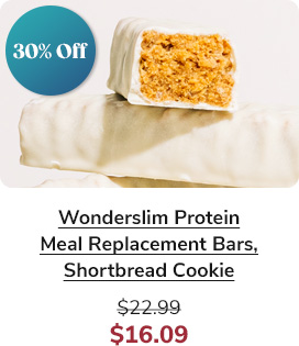 Wonderslim Protein Meal Replacement Bars, Shortbread Cookie | $16.09