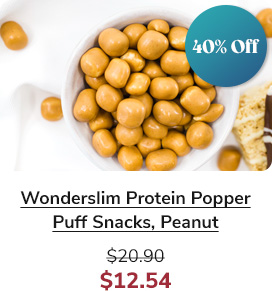 Wonderslim Protein Popper Puff Snacks, Peanut | $12.54
