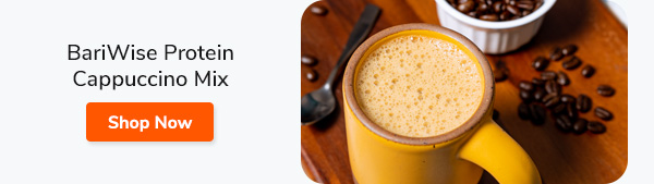 BariWise Protein Cappuccino Mix Shop Now >>
