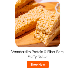 Wonderslim Protein & Fiber Bars, Fluffy Nutter