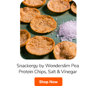 Snackergy by Wonderslim Pea Protein Chips, Salt & Vinegar