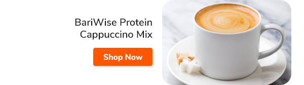 BariWise Protein Cappuccino Mix Shop Now >>