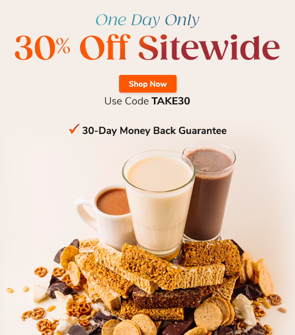 One Day Only 30% Off Sitewide Shop Now Use Code TAKE30 30-Day Money Back Guarantee
