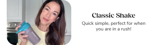 Classic shake Quick simple, perfect for when you are in a rush!