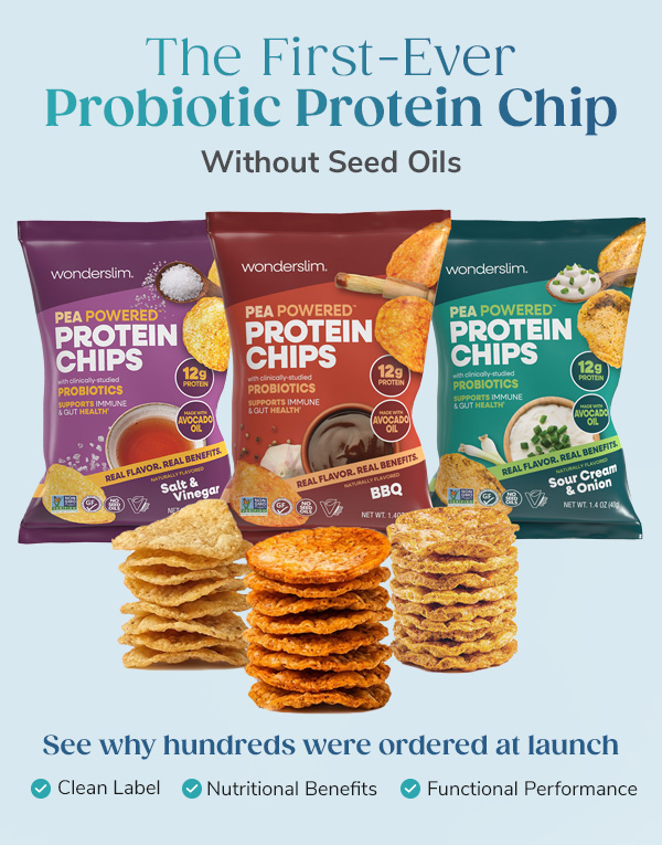 The First-Ever Probiotic Protein Chip Without Seed Oils