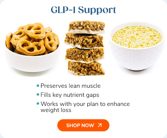 GLP-1 Support - Preserves lean muscle - Fills key nutrient gaps - Works with your plan to enhance weight loss Shop Now >>