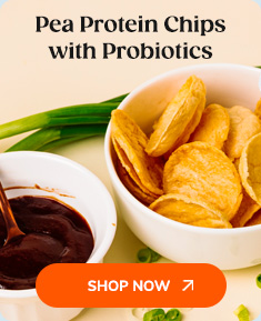 Pea Protein Chips with Probiotics