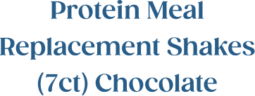 Protein Meal Replacement Shakes