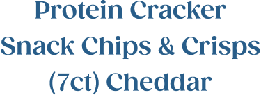 Protein Cracker Snack Chips